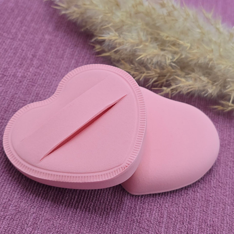 پد سامرکیک قلبی پنکک و کرم پودر