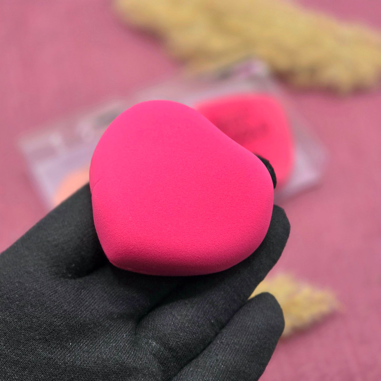 پد سامرکیک قلبی پنکک و کرم پودر