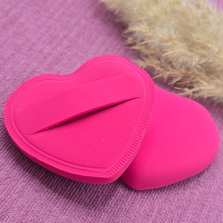 پد سامرکیک قلبی پنکک و کرم پودر