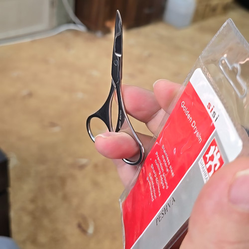 قیچی ابرو مدل دم اسبی اصلی گلدن دریم