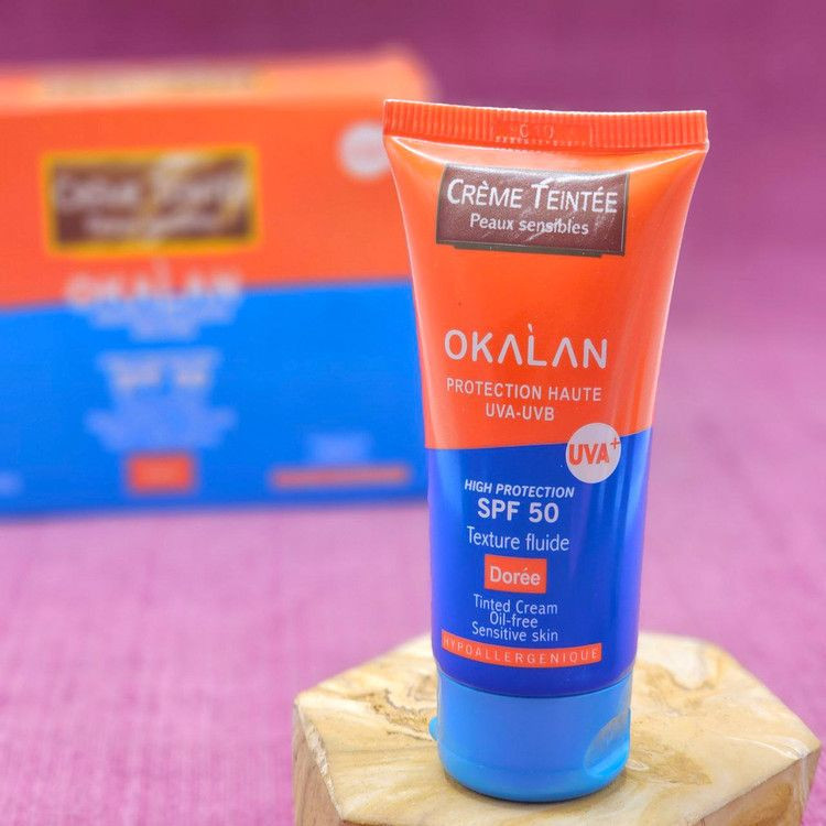 ضدآفتاب کرم پودری اوکالان با spf 50