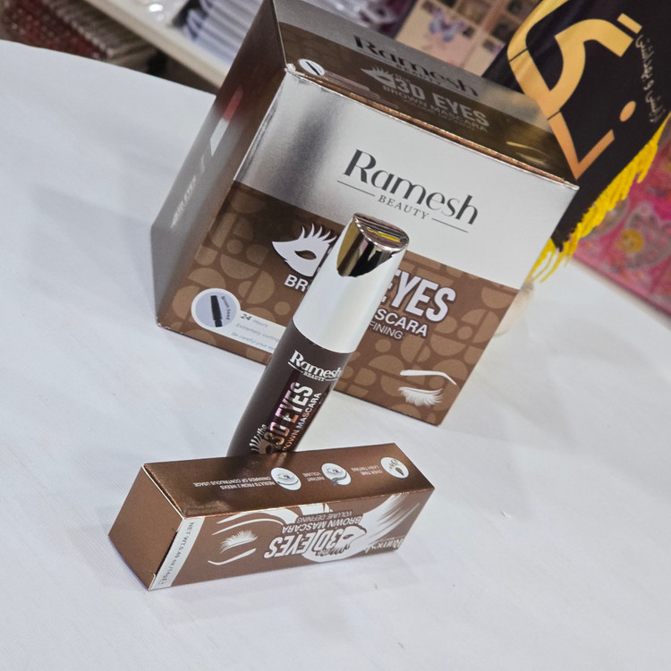 ریمل قهوه ای فرچه ژله ای برند رامش