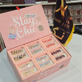 ناخن مصنوعی نگین دار جعبه شیشه ای